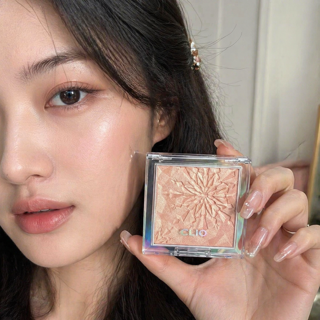 Product & Face Close-Up
